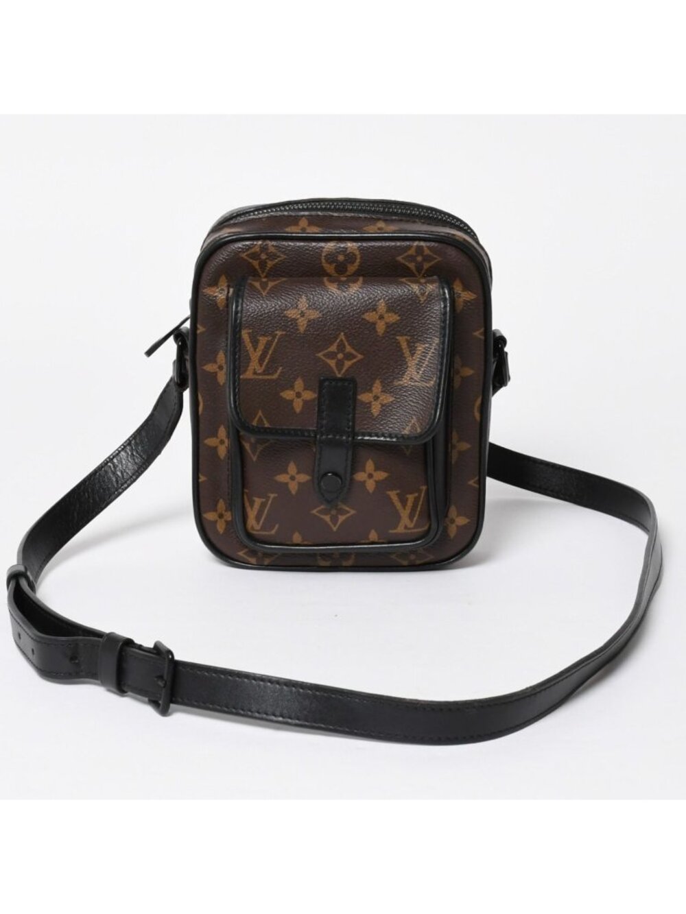 Louis Vuitton Shoulder Bag Brown Monogram Macassar